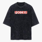 Футболка оверсайз вареная (вышивка)