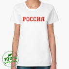Женская футболка органик