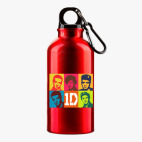 Металлическая бутылка 400 мл UV-DTF