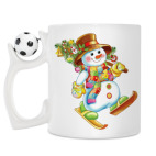 Кружка с футбольным мячиком