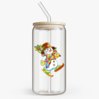 Банка с бамбуковой крышкой