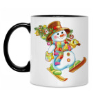 Кружка двухцветная