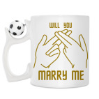 Кружка с футбольным мячиком