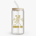 Банка с бамбуковой крышкой