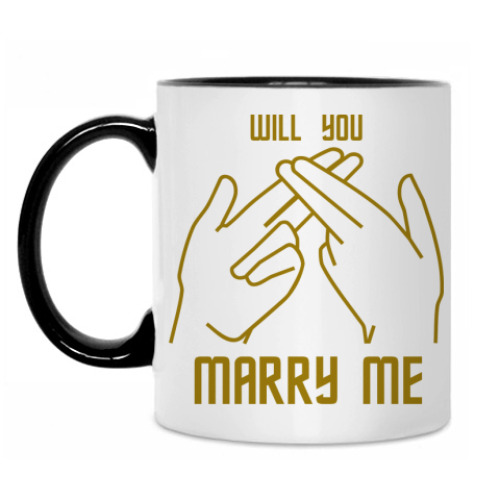 Кружка с принтом Стар Трек