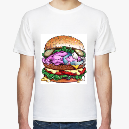 Футболка с принтом Sexburger