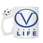 Кружка с футбольным мячиком