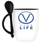 Кружка с ложкой