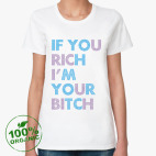 Женская футболка органик