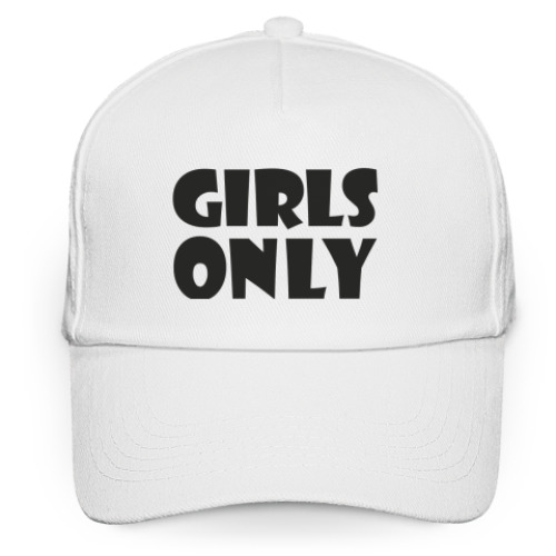 Кепка бейсболка с принтом GIRLS ONLY!