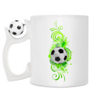 Кружка с футбольным мячиком