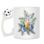 Кружка с футбольным мячиком