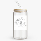 Банка с бамбуковой крышкой