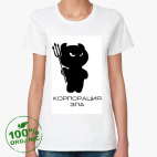 Женская футболка органик