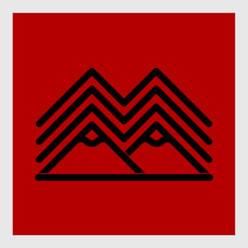 Постер с принтом Символ Твин Пикс Twin Peaks