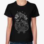 Девица-небо задирает юбку