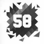 Цифра 58 (Low Poly)