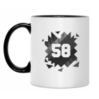 Кружка двухцветная