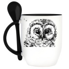 Сова на сосне