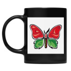 Кружка цветная UV-DTF