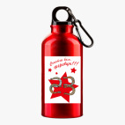 Металлическая бутылка 400 мл UV-DTF