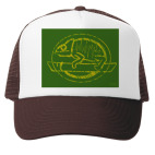 Кепка Trucker (коричневая) Хамелеон