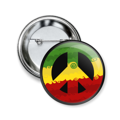 Значок 50мм с принтом Rascific