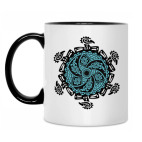 Кружка двухцветная