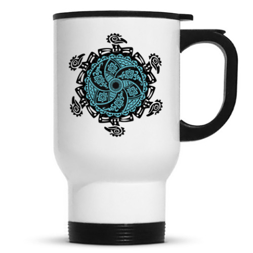 Кружка-термос с принтом Узор