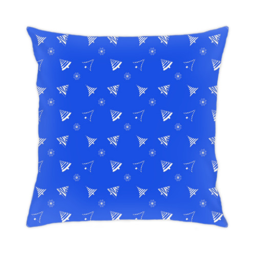 Подушка с принтом новый год