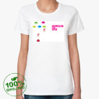 Женская футболка органик