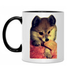 Кружка двухцветная