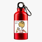 Металлическая бутылка 400 мл UV-DTF