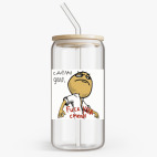 Банка с бамбуковой крышкой