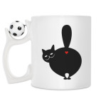 Кружка с футбольным мячиком