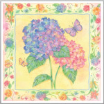  Цветы в рамке