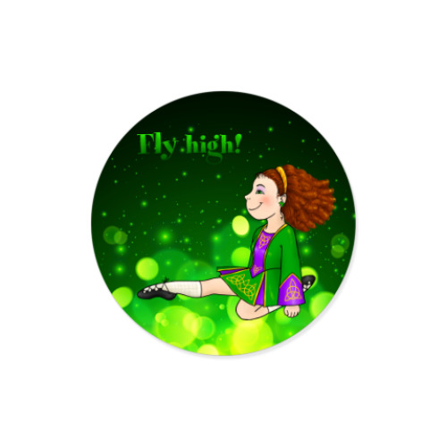 Виниловые наклейки с принтом Fly high!