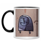 Кружка двухцветная