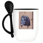 Кружка с ложкой