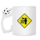 Кружка с футбольным мячиком