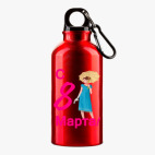 Металлическая бутылка 400 мл UV-DTF