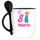 Кружка с ложкой