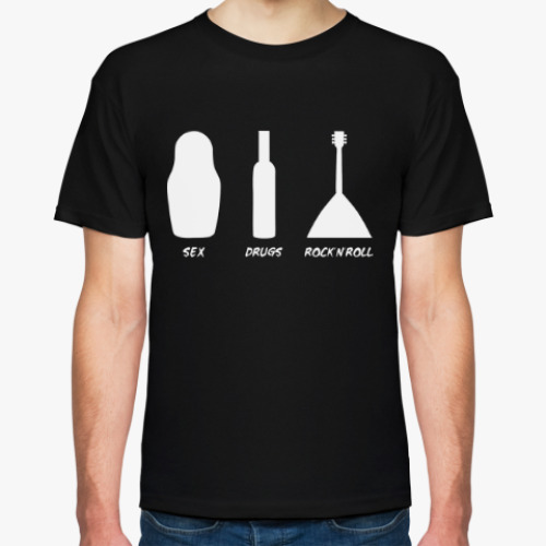 Футболка с принтом S.D.R.