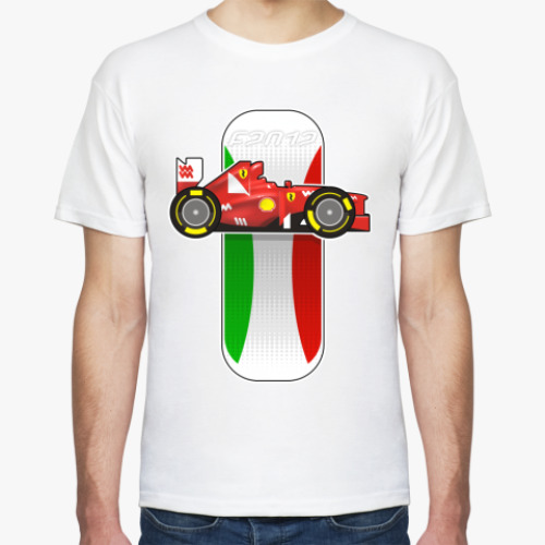 Футболка с принтом F2012