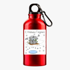 Металлическая бутылка 400 мл UV-DTF