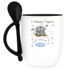 Кружка с ложкой