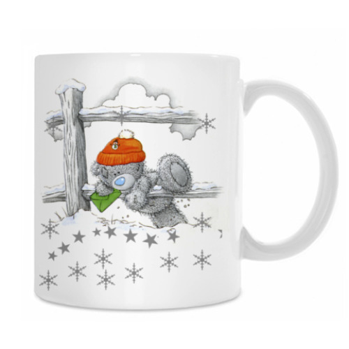 Кружка с принтом С новым годом