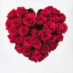 Сердце из роз