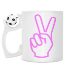 Кружка с футбольным мячиком