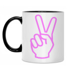 Кружка двухцветная